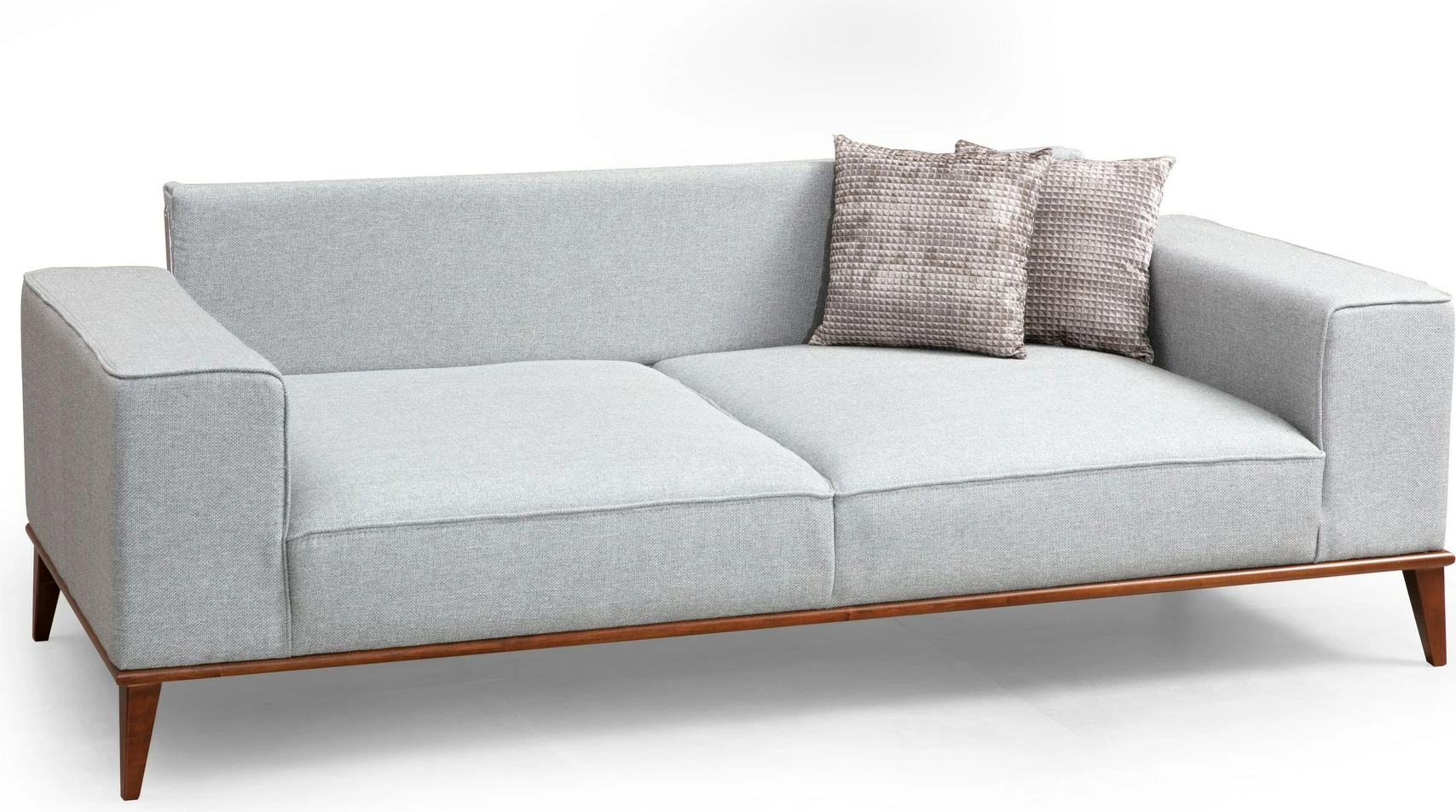 Krevat-sofa treshe Montana, ngjyrë gri, Atelier del Sofa