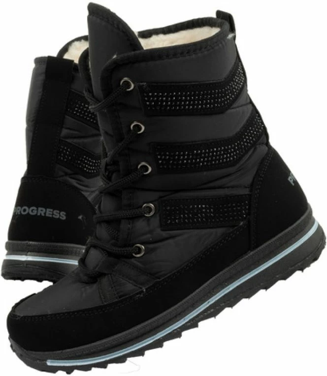 Çizme dimri Progress për femra, të zeza