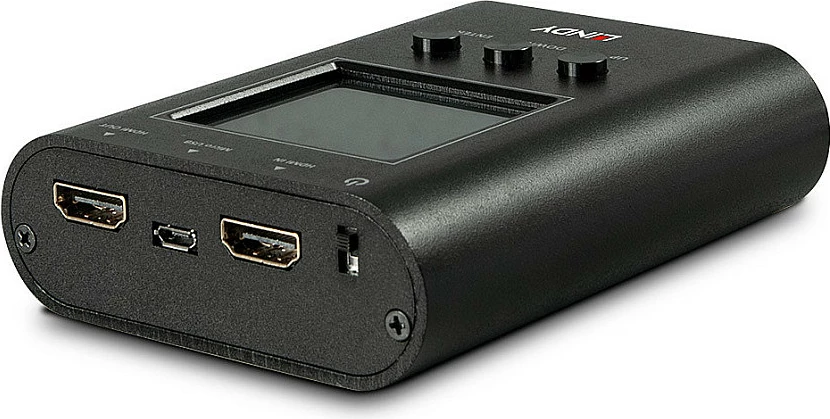 Analizues dhe gjenerator sinjali HDMI LINDY HDMI 2.0 18G, 4K@60Hz, HDCP 2.2, i zi
