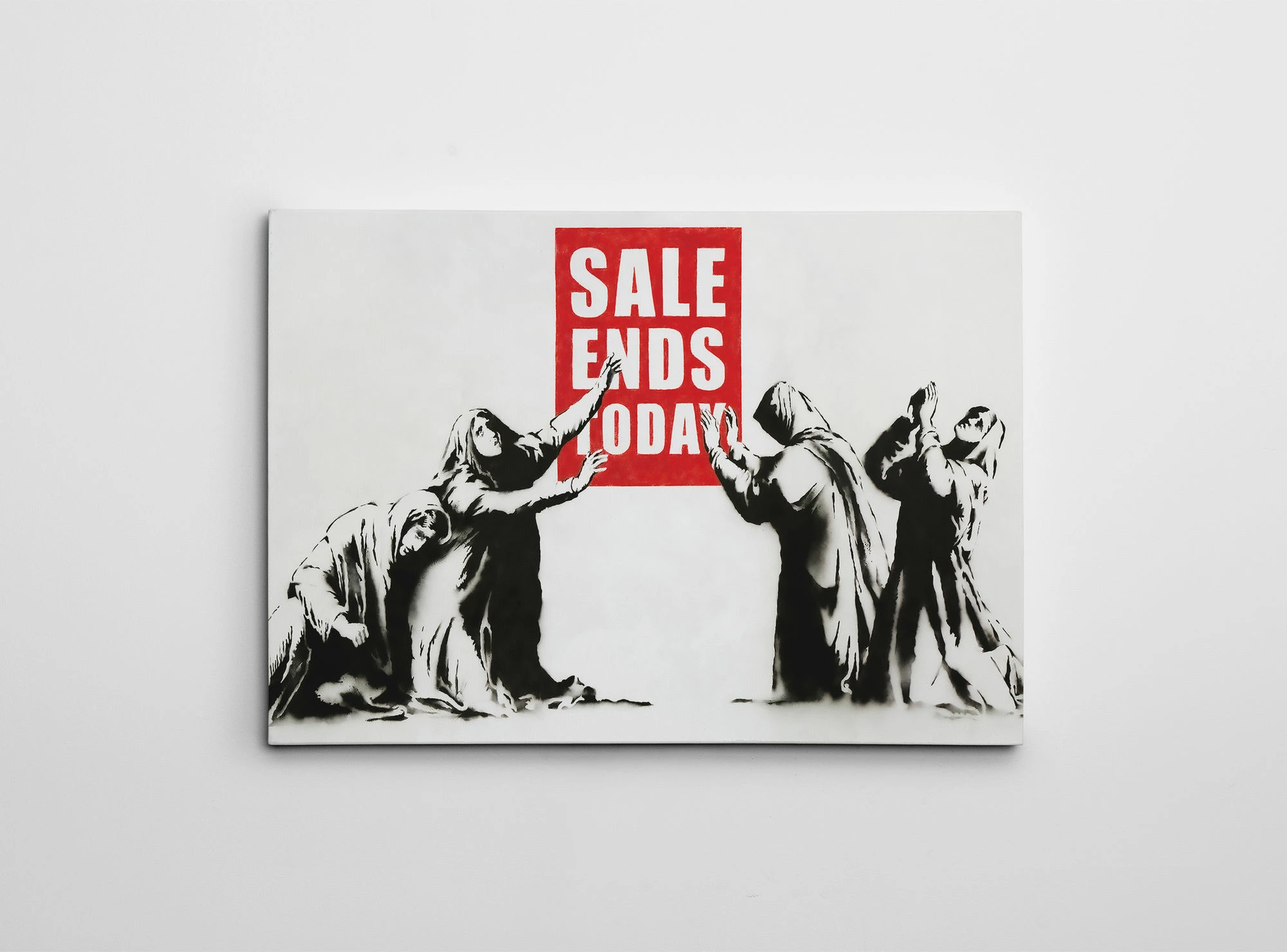 Pikturë dekorative në kanavacë, Banksy, shumëngjyrëshe, WY123, 50x70cm