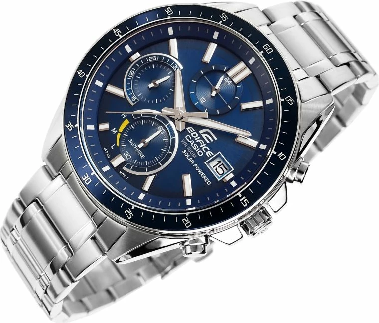 Orë dore për meshkuj Casio Edifice, argjend