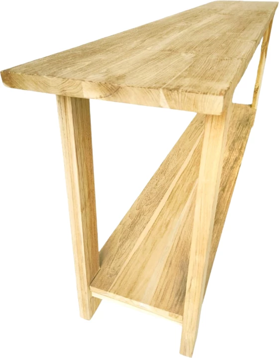 Konsolë Decoza, dru tik natyral, 200x40x80cm