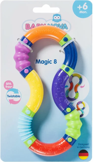 Lodër për dhëmbë "Magic 8" Babynova