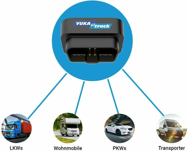 GPS tracker YUKAtrack YTOBD2GPS, Universal, SIM e vetme, Ngjyrë e zezë