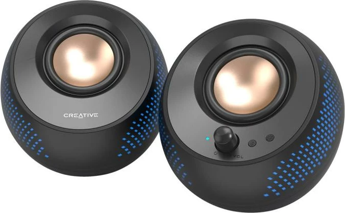 Altoparlantë kompjuterikë Creative Pebble X Bluetooth, zi, set 2 copë (51MF1715AA000)
