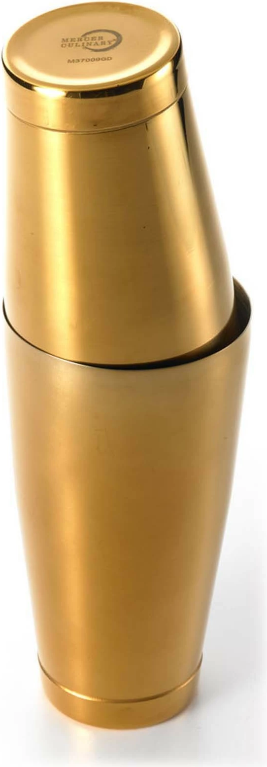 Shaker koktejli set tin dy pjesësh, BarFly, 700 ml + 500 ml, i artë