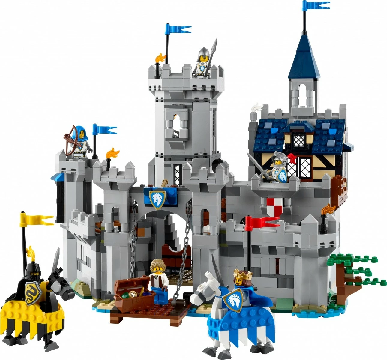 Set ndërtimi LEGO Creator 3-in-1 Medieval Knight's Castle 31168, 1371 pjesë, plastikë