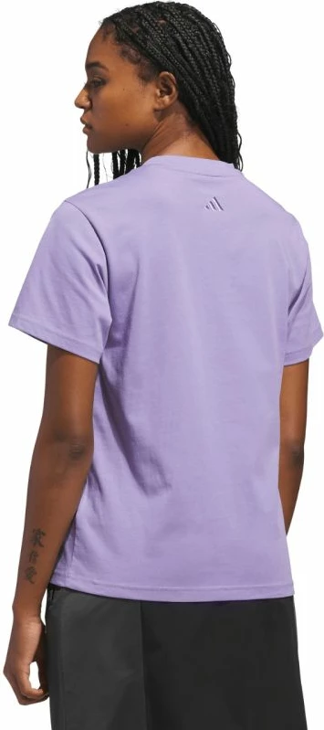 Maicë femra adidas Cursive KB2402, vjollcë e çelët [Madhësia: M]