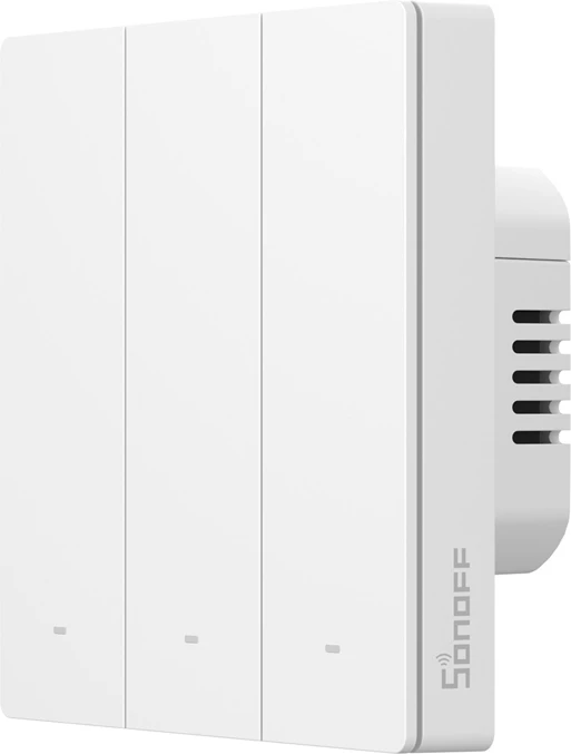 Switch i mençur Sonoff ZBM5-3C-86W, 3 kanale, Zigbee, i bardhë