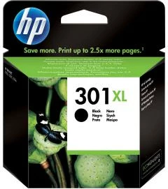 Patronë boje HP 301XL rendiment i lartë, i zi CH563EE