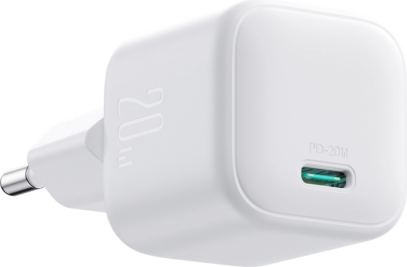 Karikues muri Joyroom JR-TCG08, GaN, 20W, USB-C, i bardhë