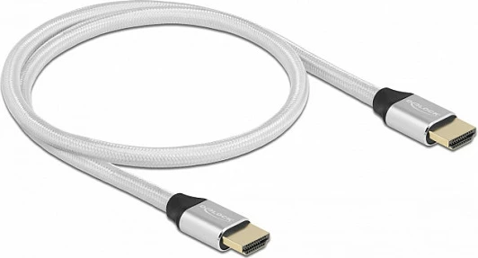 Kabllo HDMI DeLOCK Ultra High Speed 0.5 m, 48 Gbps, 8K@60Hz, argjendtë