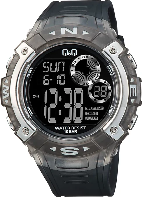 Orë dore Q&Q G19A-002VY, e zezë 