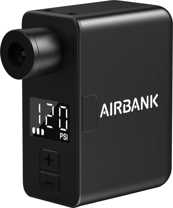 Pompë mini elektrike për biçikletë Cycplus AS1 PRO Pocket Pro Airbank 120 PSI, e zezë