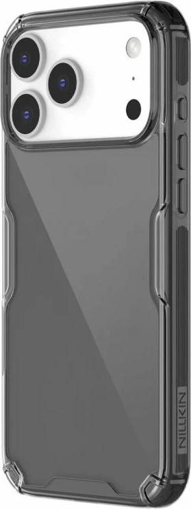 Kapak telefoni Nillkin Nature TPU Pro për iPhone 17 Pro Max, i zi transparent