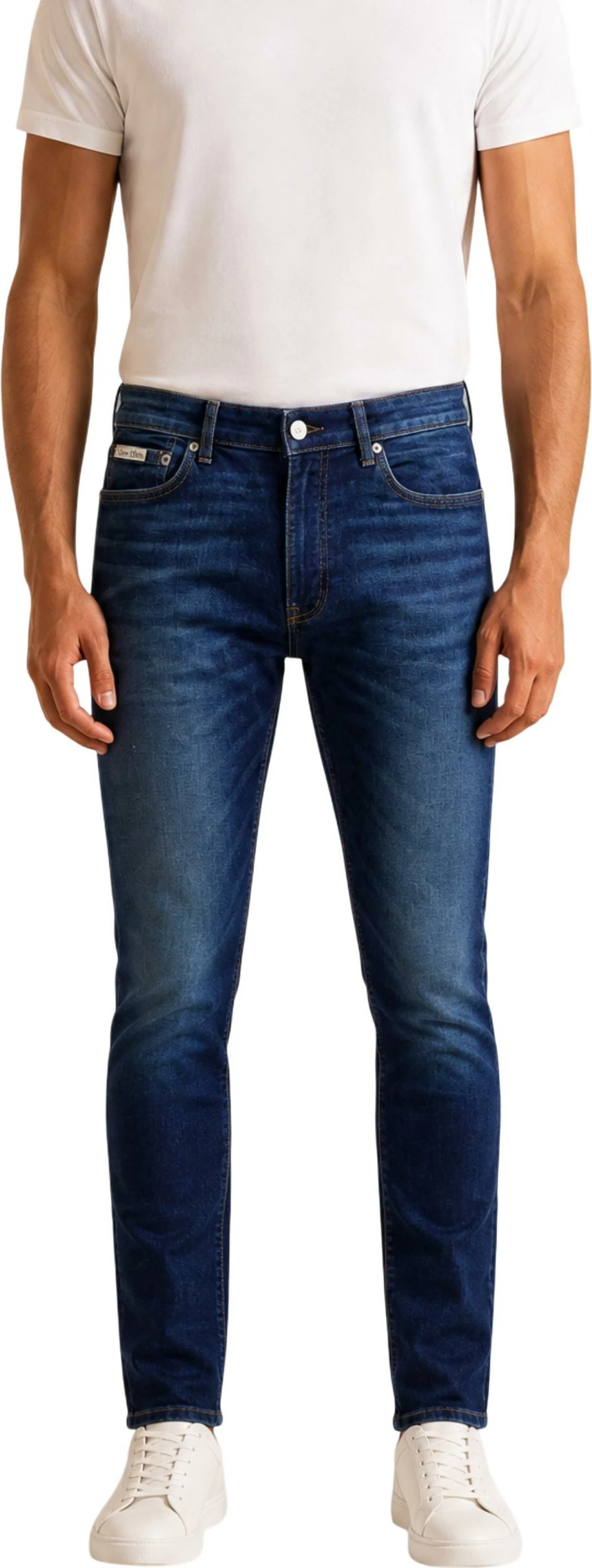 Xhinse slim fit për meshkuj Calvin Klein Jeans LV04RH754G, blu