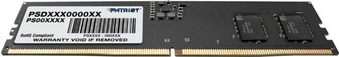 RAM Memorje Patriot Signature Line PSD516G560081 DDR5 16GB 5600MHz CL46 UDIMM 1x16GB, e zezë