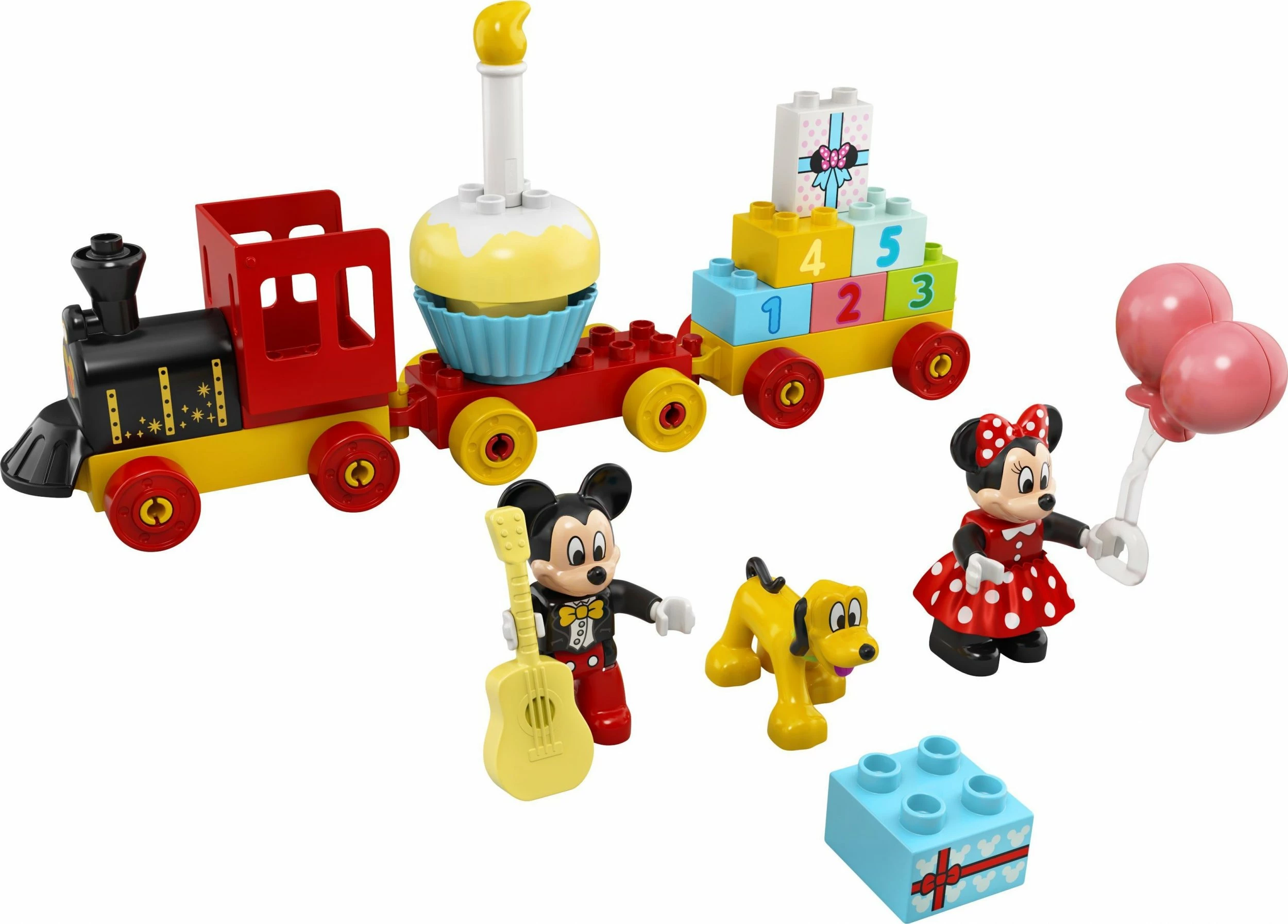 Set LEGO DUPLO Disney tren ditëlindjeje Mickey Mouse & Minnie Mouse 10941, 22 pjesë