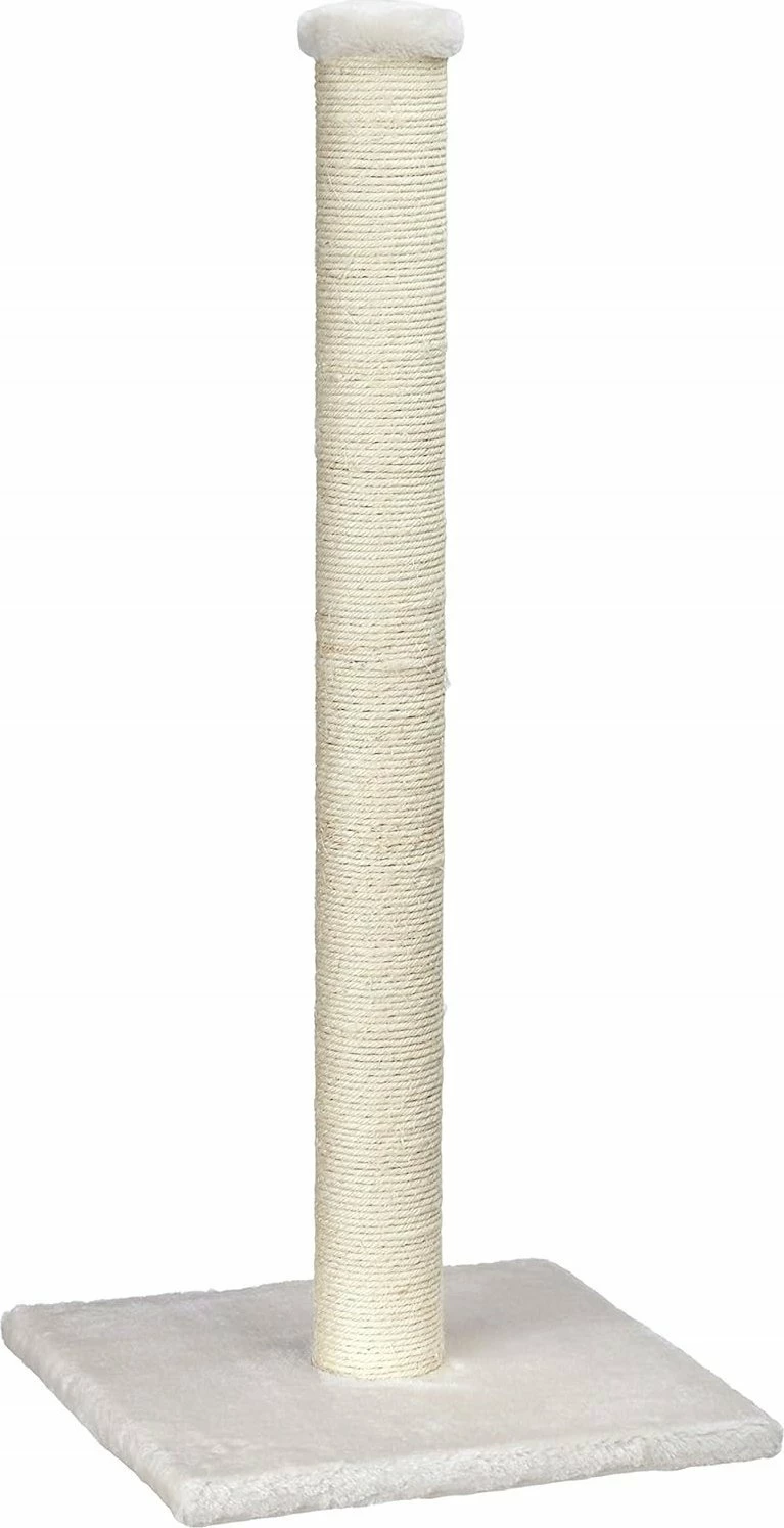 Shtyllë gërvishtëse për mace EBI Europet 431/408650, 40x40x90cm, sisal natyral, gri e çelët