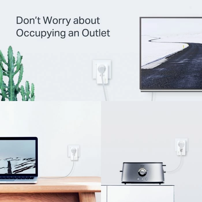 adapter Powerline TP-LINK TL-PA7027P KIT AV1000, 2x Gigabit, passthrough, set 2 copë, bardhë