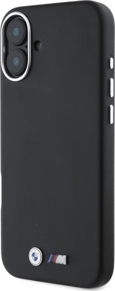 Mbështjellës BMW M Smooth Full Wrapped Metal MagSafe për iPhone 16, zi