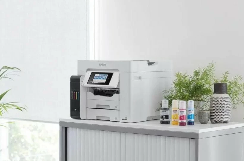 Printer multifunksional Epson EcoTank L6580, A4, Wi‑Fi/Ethernet, duplex, ADF, i bardhë