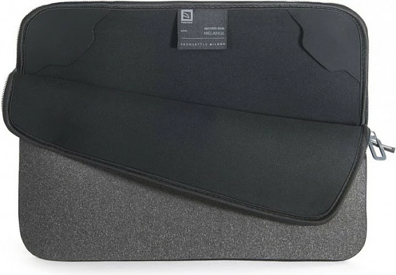 Sleeve për laptop Tucano Mélange Second Skin, 14", neopren, i zi