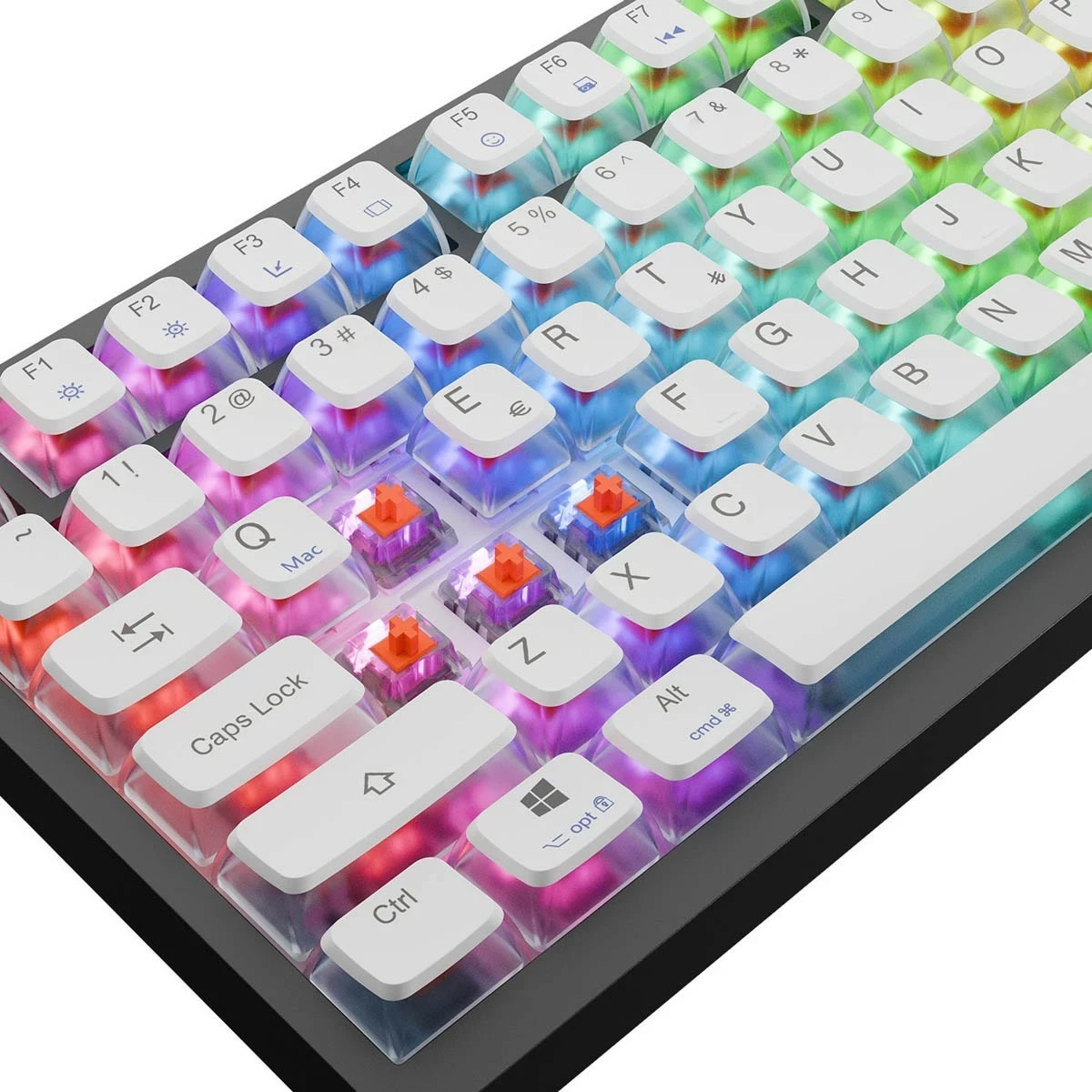 Tastierë gaming Rampage Zenith Pro, 75%, RGB, magnetike-mekanike, e zezë