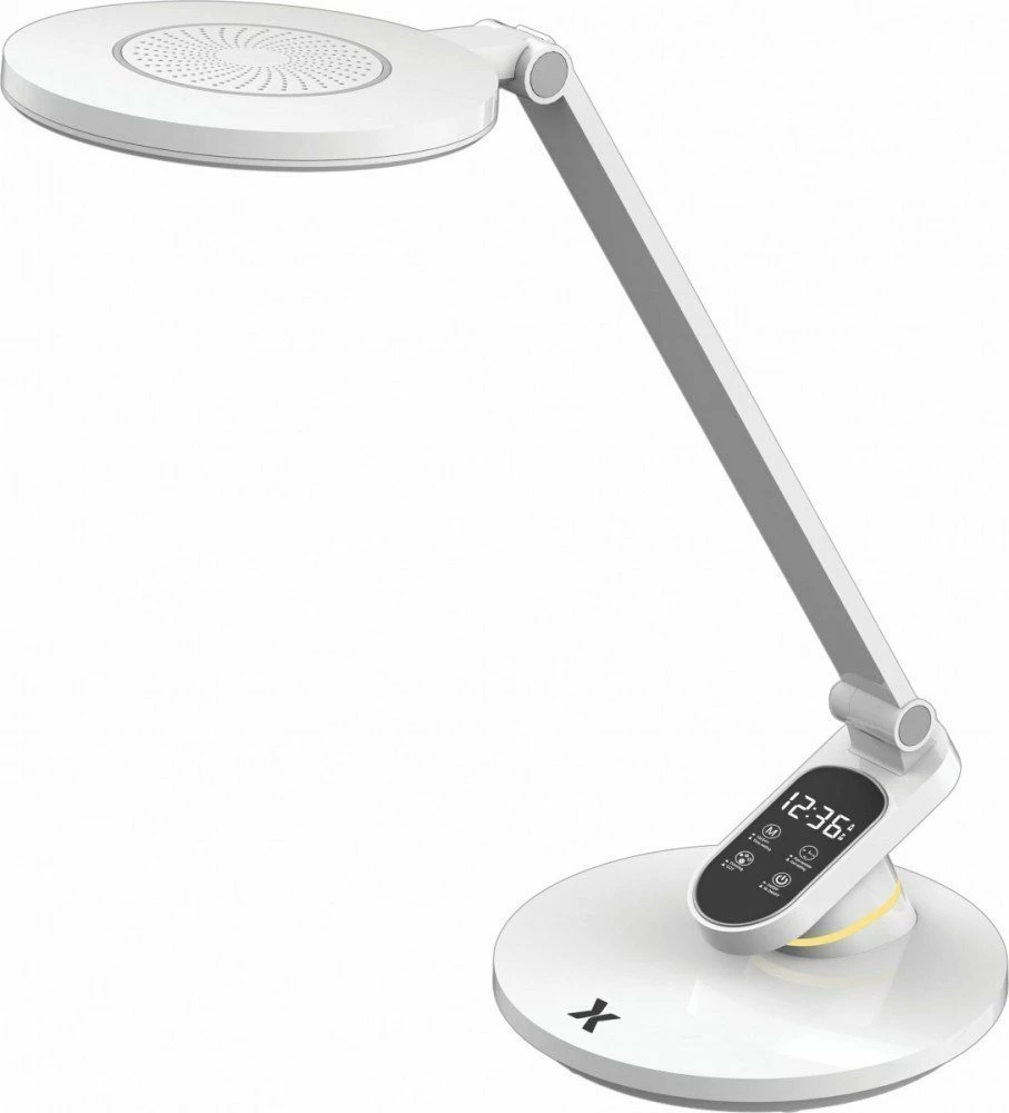 Lampë tavoline Maxcom ML5100 LED 10W 820 lm me touch, orë dhe timer, e bardhë