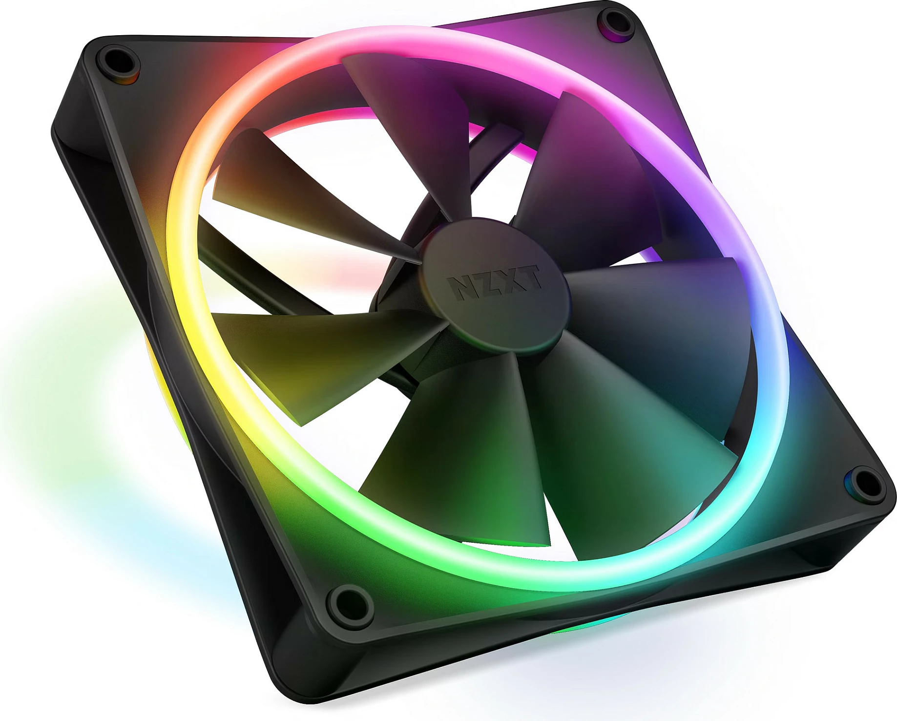 Ventilator kase NZXT F120 RGB DUO, 120mm, PWM 500-1800 RPM, RGB, i zi