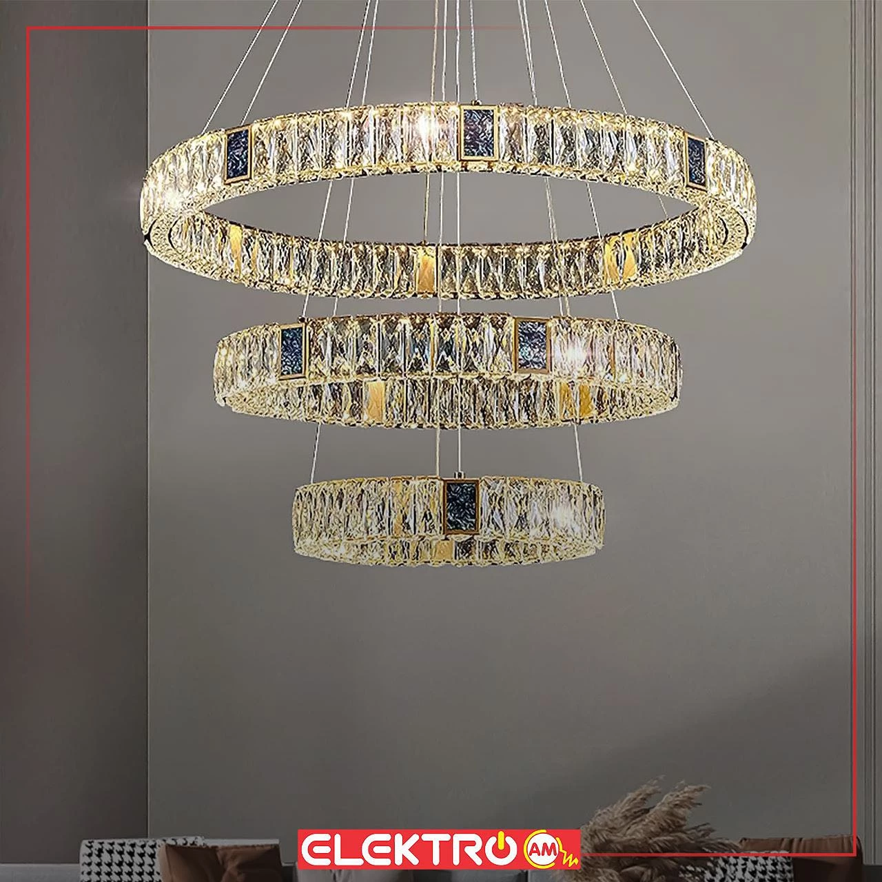 Abazhure LED Kristal AR2356