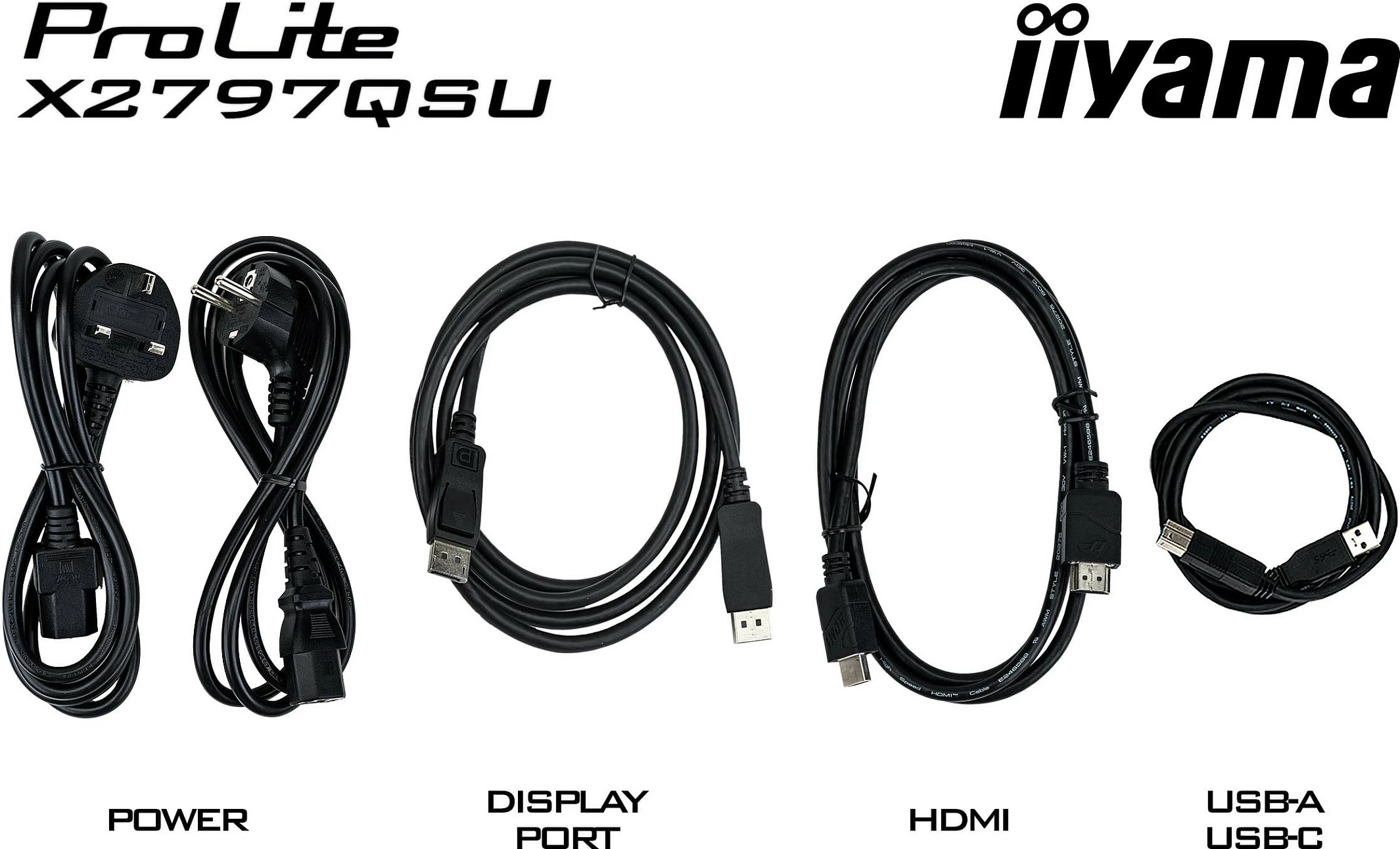 Monitor iiyama ProLite X2797QSU-B1, 27" IPS, QHD 2560x1440, FreeSync, i zi mat