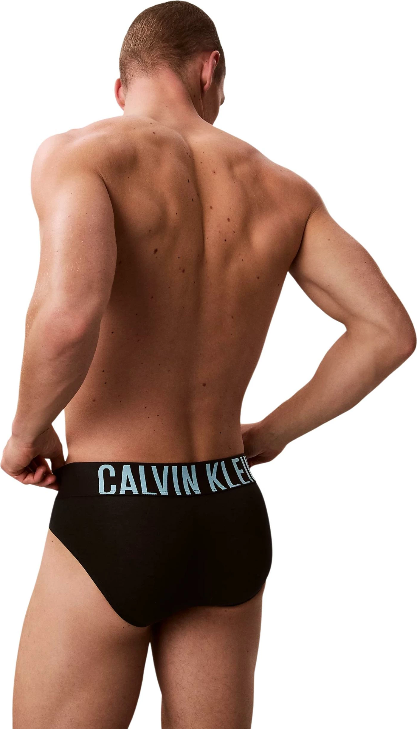 Të brendshme për meshkuj Calvin Klein Underwear Hip Brief 3PK 000NB3607A, të zeza/gri [Madhësia: XS]