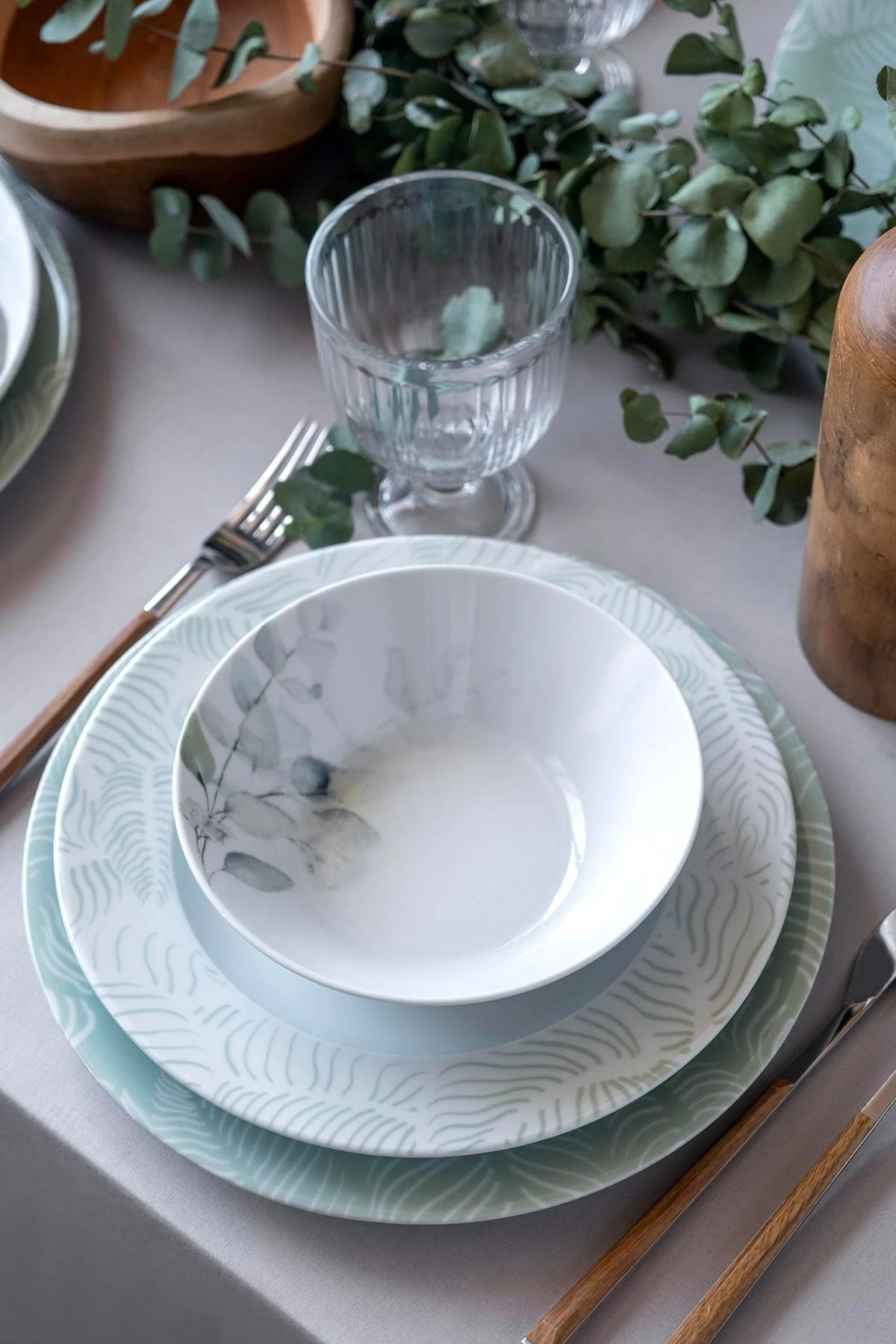 Set enësh për drekë (24 copë), Hermia, NNZG24Y2885698