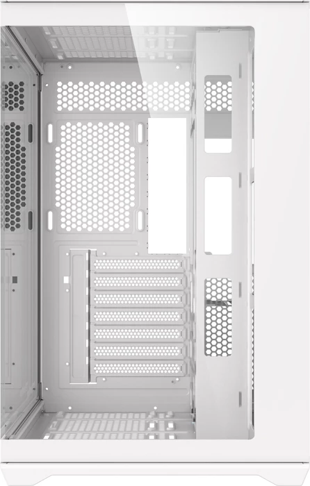 Kasë Darkflash C280 midi tower, E-ATX/ATX/M-ATX/ITX, tempered glass, pa ventilatorë, e bardhë