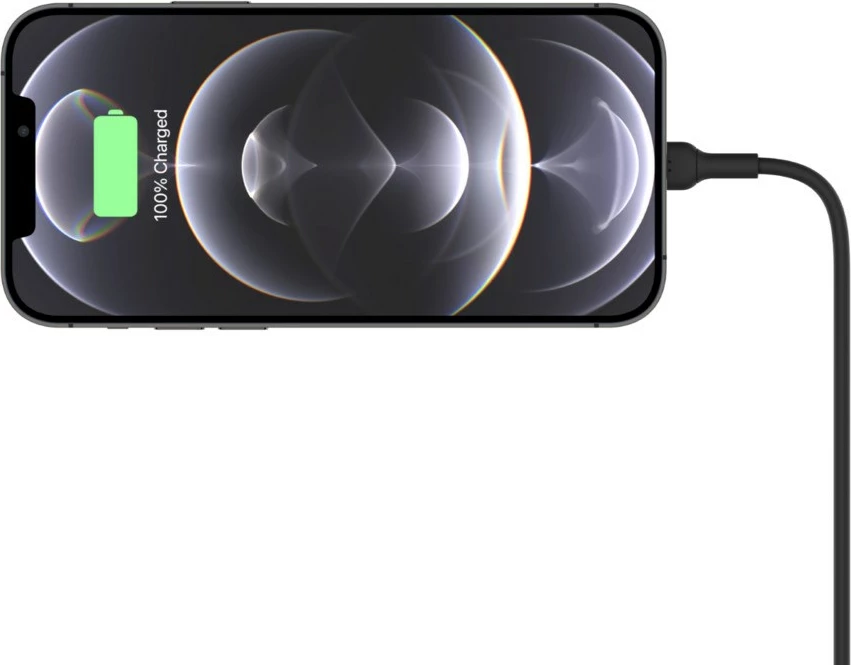 Karikues për në veturë Belkin, me kabëll USB Type-C, i zi