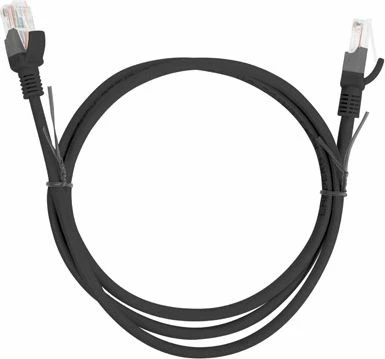 Kabllo rrjeti patchcord Lanberg PCU6-10CC-0100-BK Cat6 U/UTP 1m, e zezë