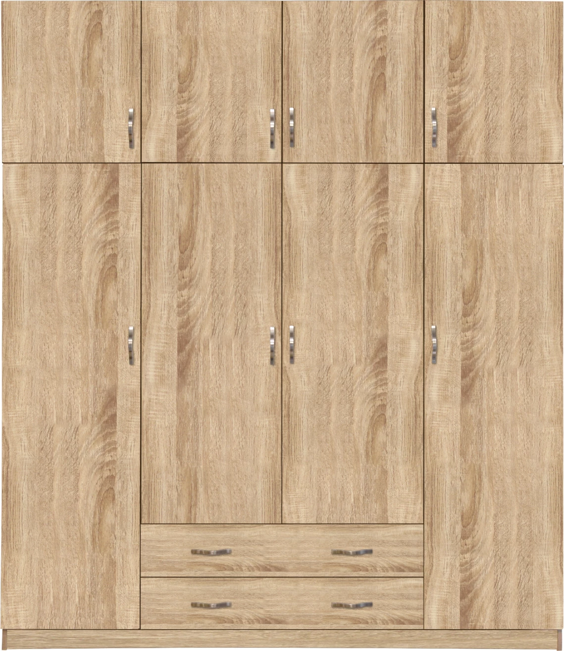 Dollap 4 dyer me papafingo 200x240x55.5 dhe 2 sirtarë sonama
