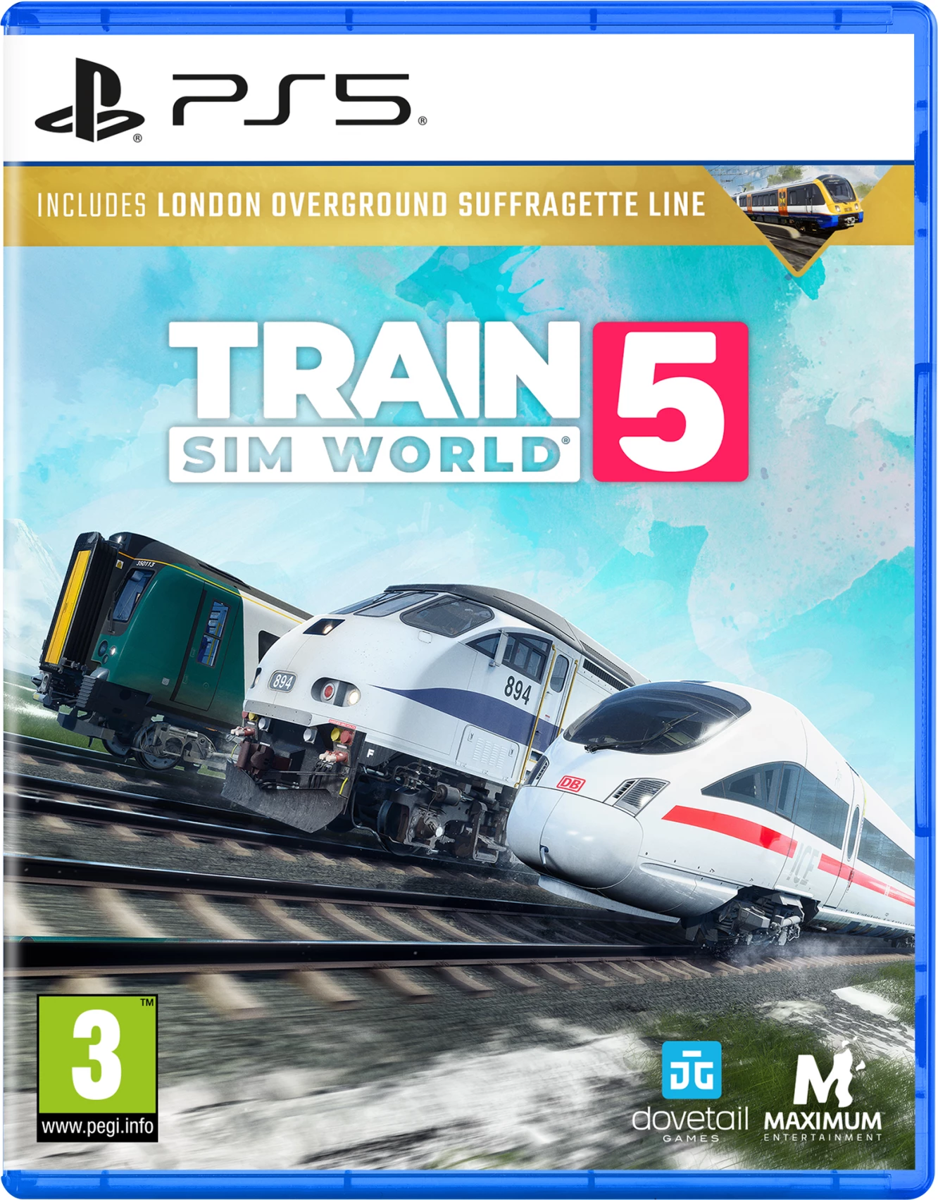 Lojë për PlayStation 5, Maximum Games Train Sim World 5, PEGI 3, me DLC Routes
