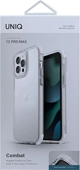 Mbështjellës UNIQ Combat për iPhone 13 Pro Max, Bardhë