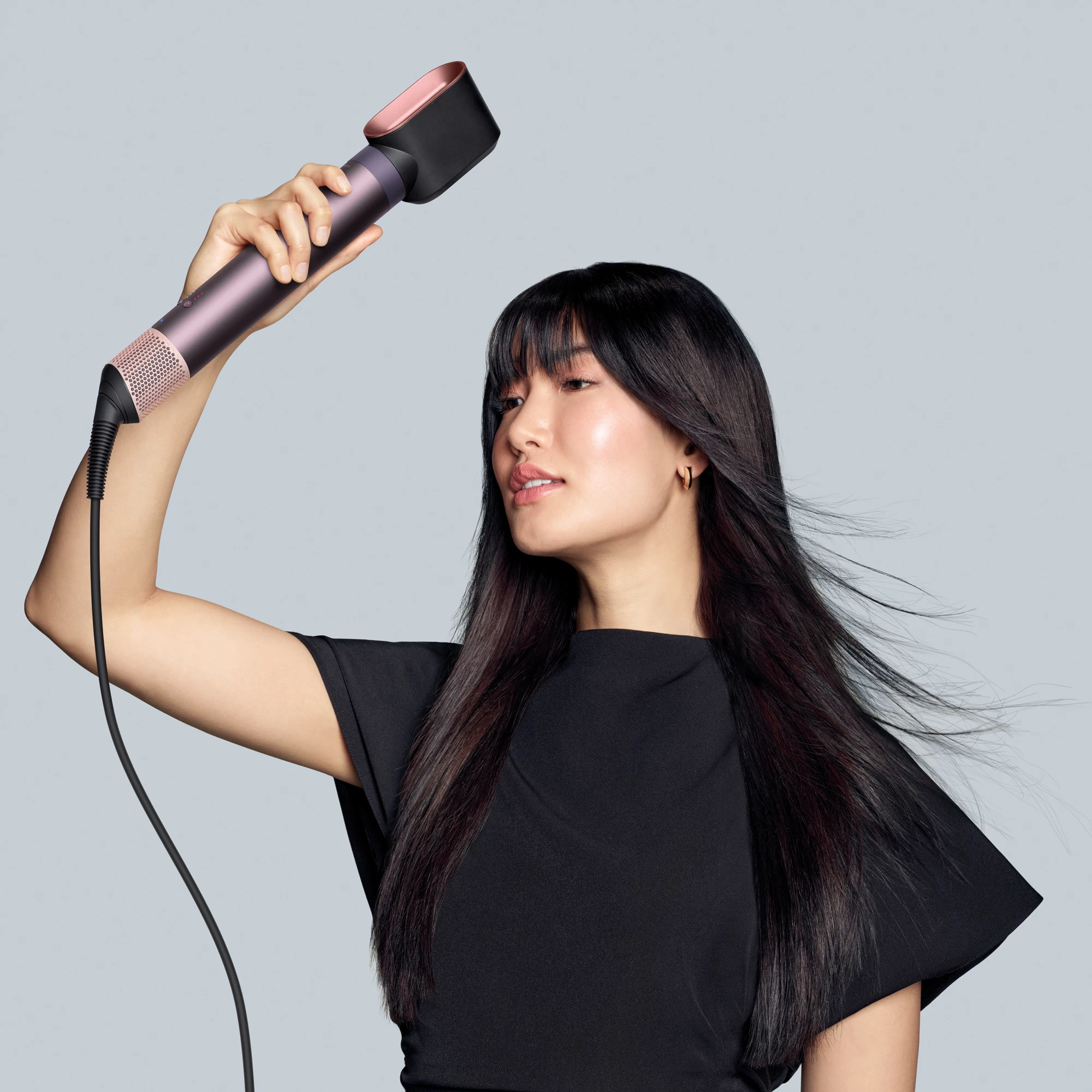 Stilues flokësh Dyson Airwrap Co-anda2x (598775) Jasper Plum i drejtë+me onde