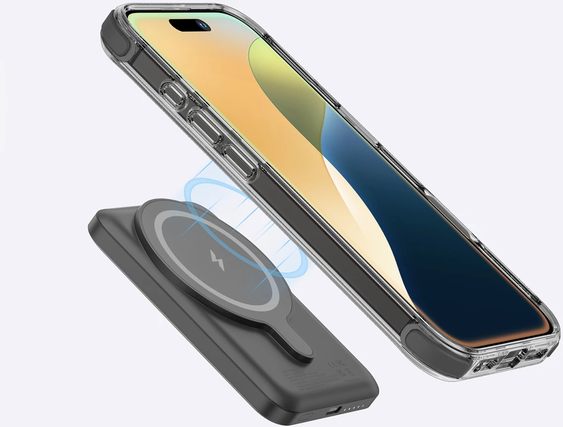 Mbështjellës AmazingThing Omni Mag Case për iPhone 16 Plus, i zi