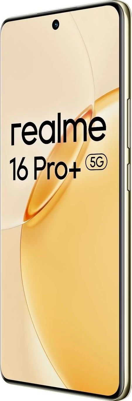 Celular Realme 16 Pro+ 5G, 12GB RAM, 512GB, Master Gold