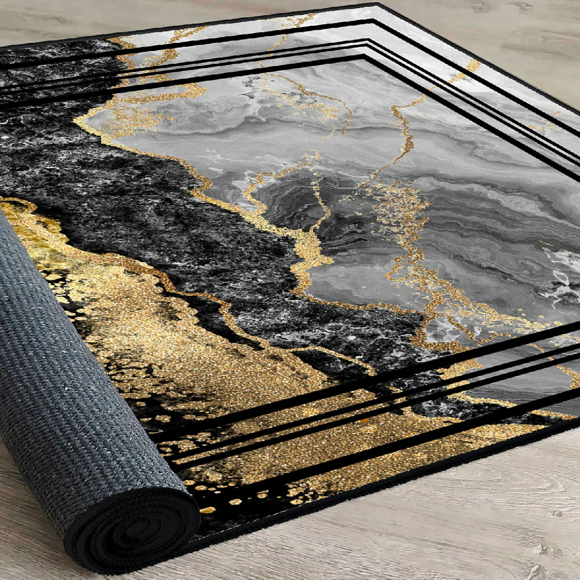 Qilim Velvet Conceptum Hypnose, shumëngjyrësh, 120x180cm, Els2375-2