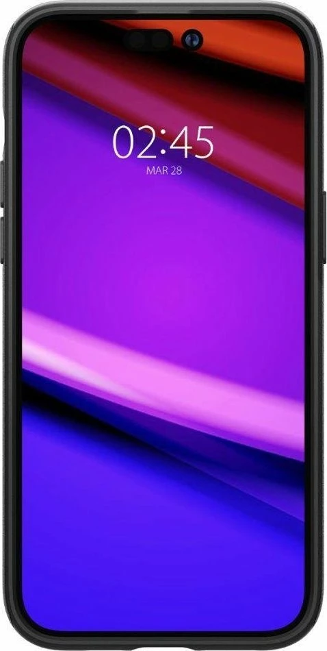 Mbështjellës Spigen Mag Armor për Apple iPhone 14 Pro Max, fibër aramidi (Kevlar), pllakë magnetike, i hollë, i zi, set 1 copë