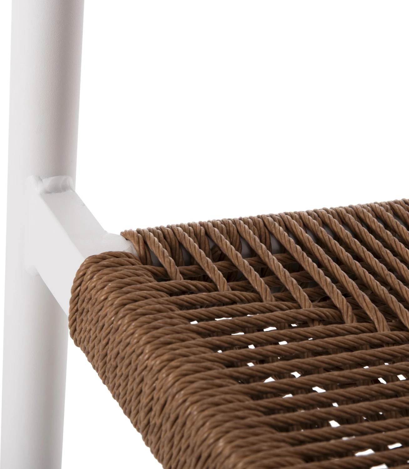 Karrige për bar alumini GREGG FH5788.11, e bardhë-rërë bezhë sintetike, 55x57x106H cm