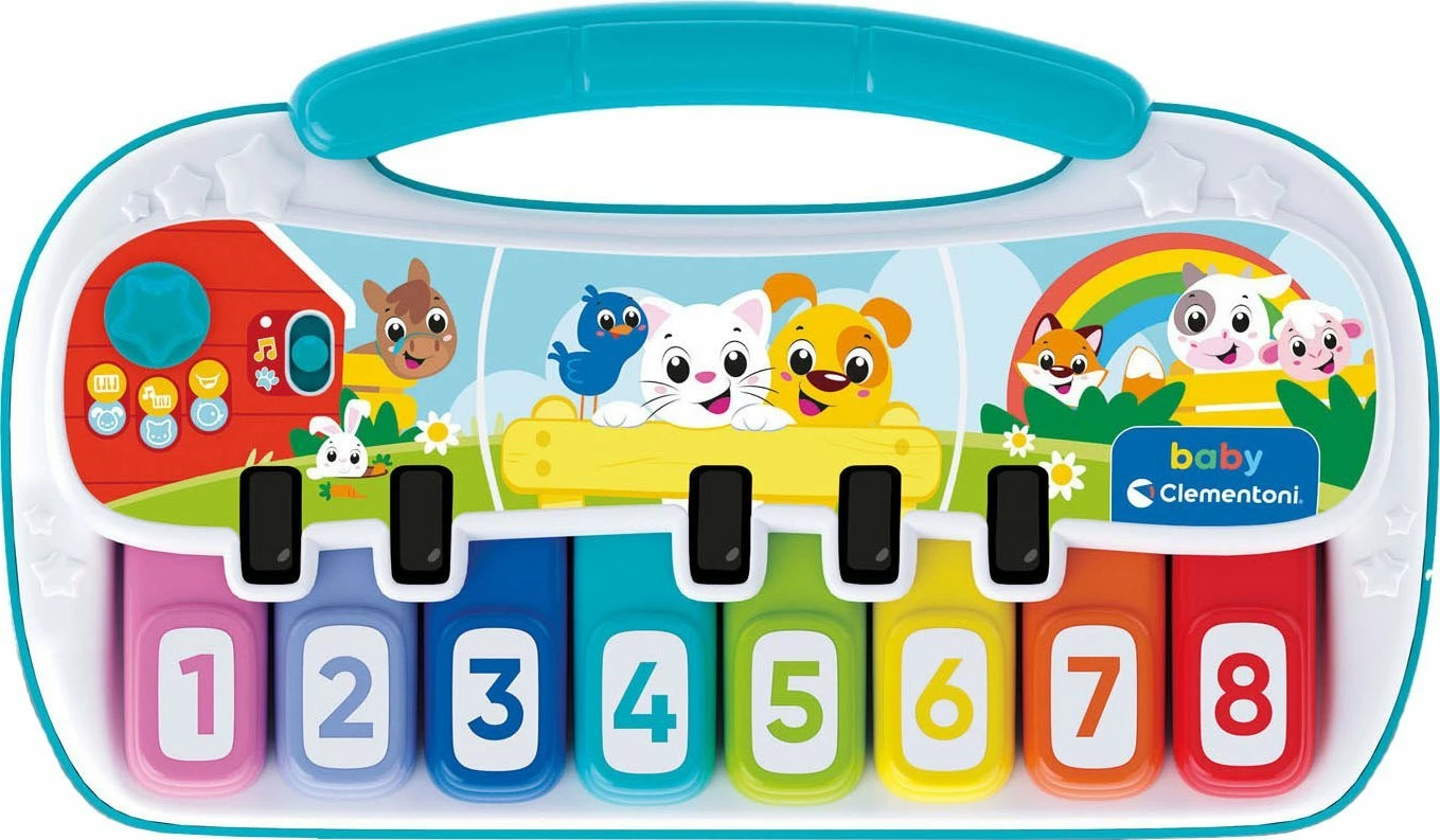 Piano muzikor Clementoni Clementoni Baby 18+ muajsh, multikolor