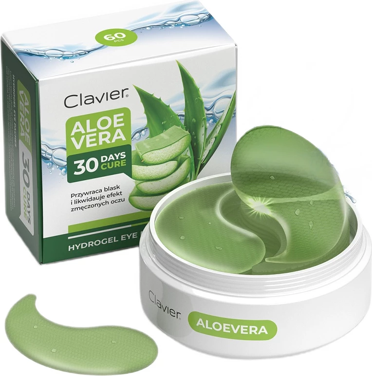 Patches për sy për femra Clavier Aloe Vera Hydrogel, 60 copë