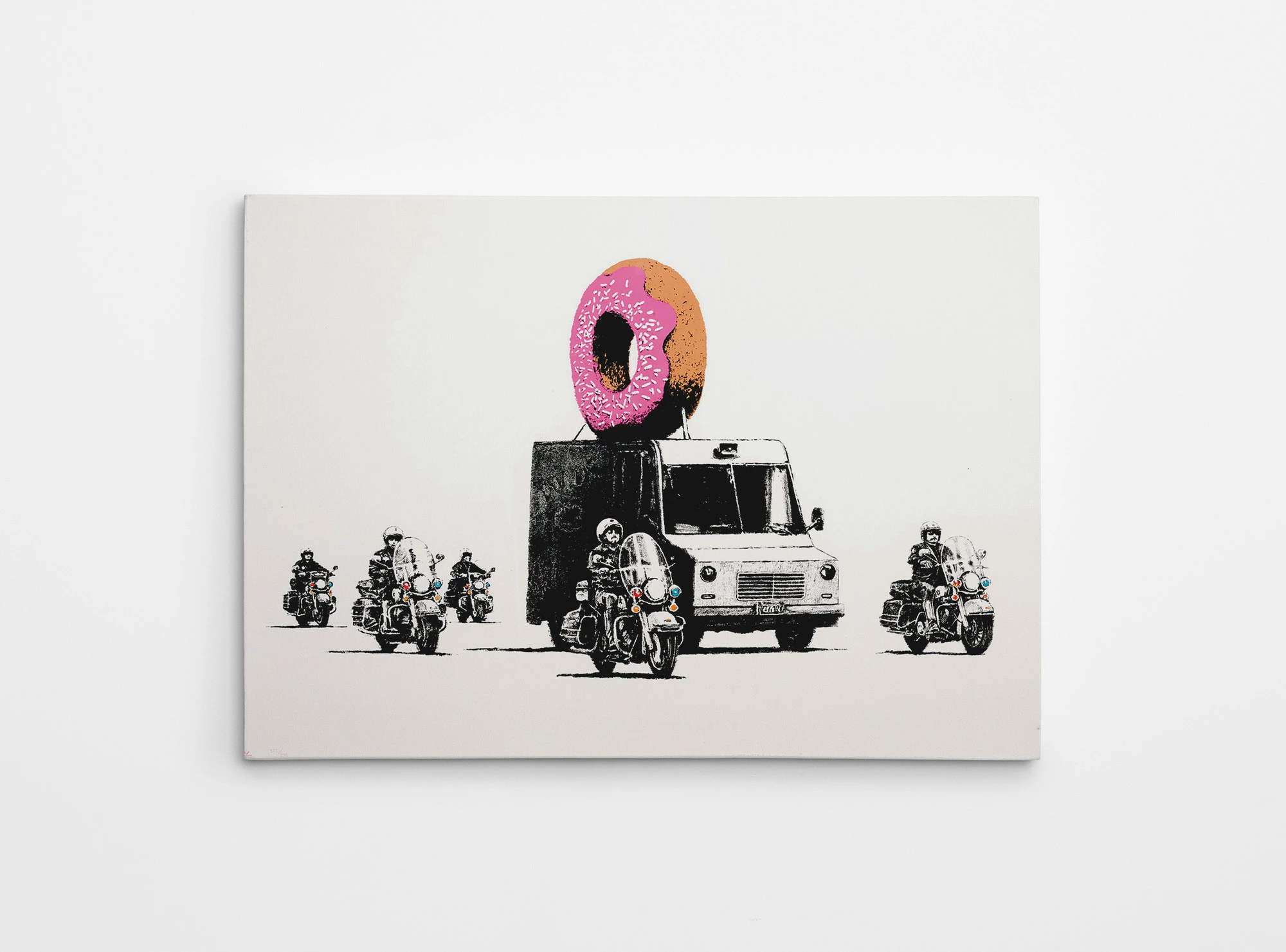Pikturë dekorative në kanavacë, Banksy, shumëngjyrëshe, WY58, 50x70cm