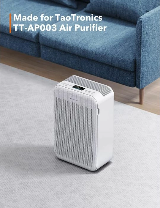 Filter zëvendësues HEPA TaoTronics TT-AP003 3-në-1 True HEPA, zi/bardhë